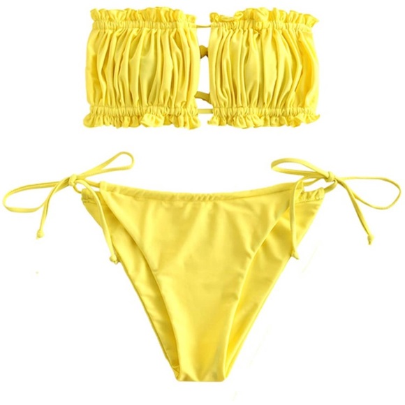 Zaful yellow bikini size medium - Picture 1 of 2